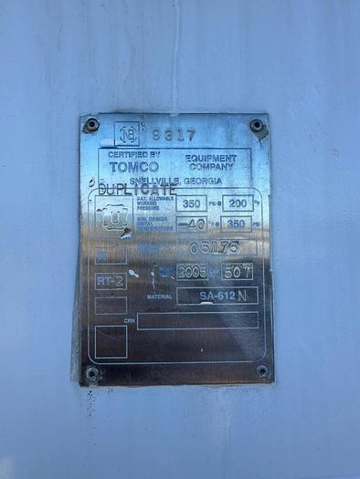 Used 1990 Taylor Wharton 26T VJ Vertical CO2 Tank