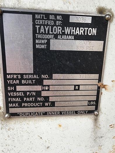 Used 1990 Taylor Wharton 26T VJ Vertical
