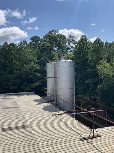 Used 35,000 GALLON VERTICAL TANK - S/S