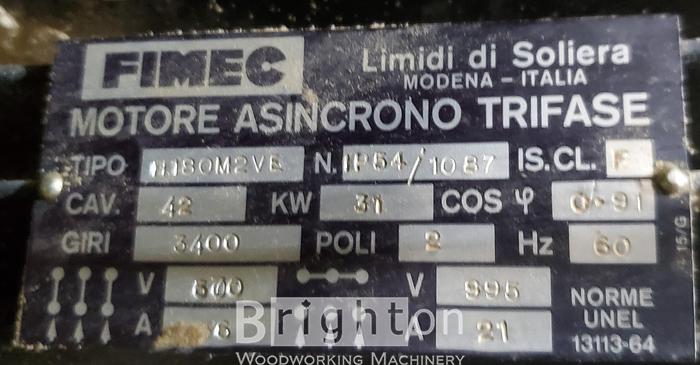 Used SCM M3 used 56 hp multi-ripsaw.