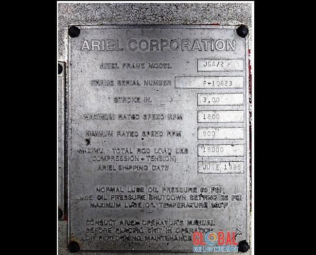 Used Item 0538 : Sullair 1150/350 Air Compressor & Ariel JPG/2 Booster Combo