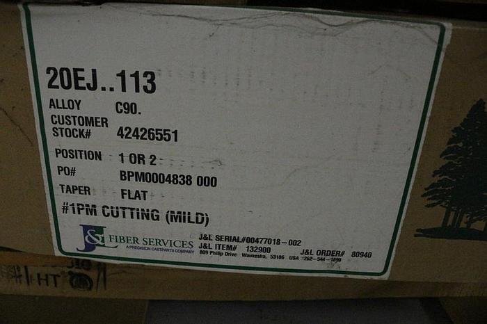 Unused Beloit DD4000 Refiner 20" Diameter Disc Plate Set #32361