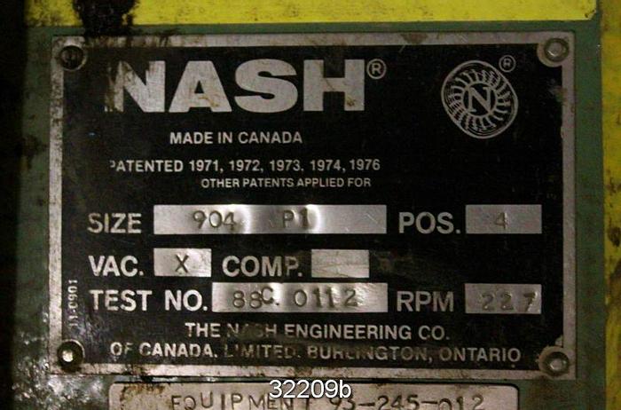 Used Nash 904 P1 Vacuum Pump #32209