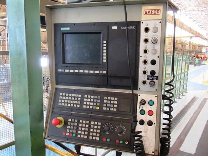 Used Safop Leonard Model 70/L-MC 90" x 32' Large Capacity CNC Lathe with Milling & Y-Axis