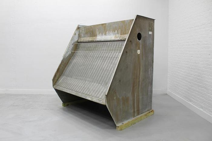 Used Bauer Inclined Thickener Hydrasieve, 72" Wide, .020" Slots, Stainless Steel #43800