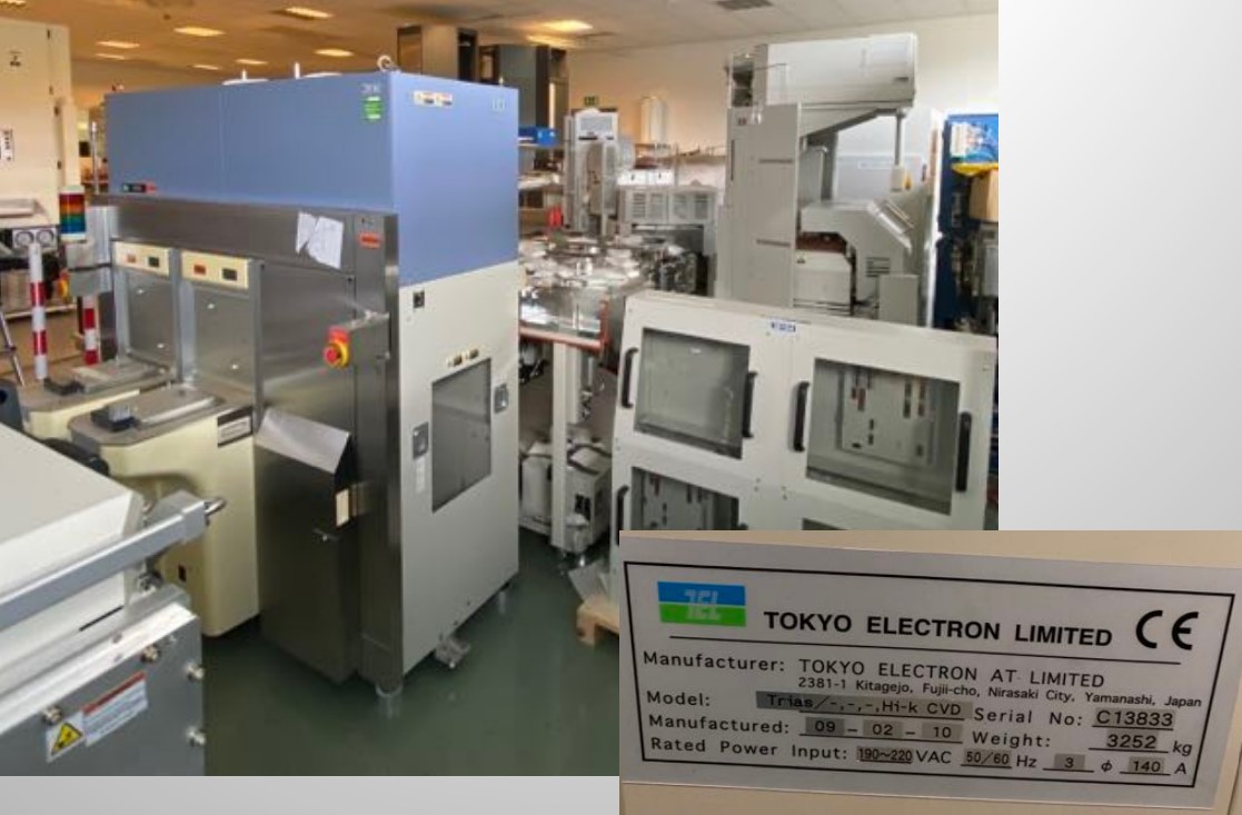 Used 2010 TEL Trias K CVD sytem