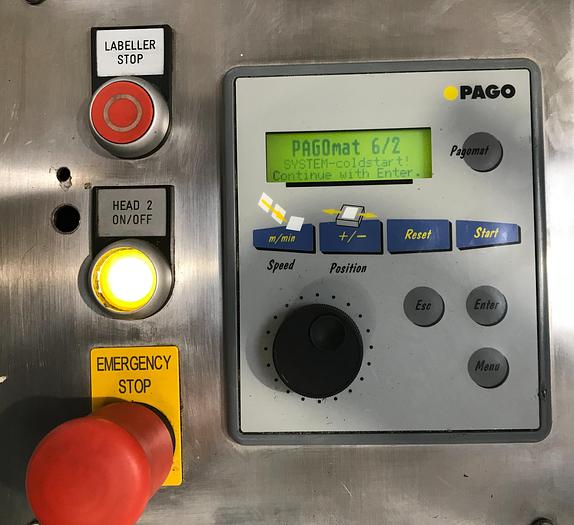 Used PAGO System 80 labelling machine