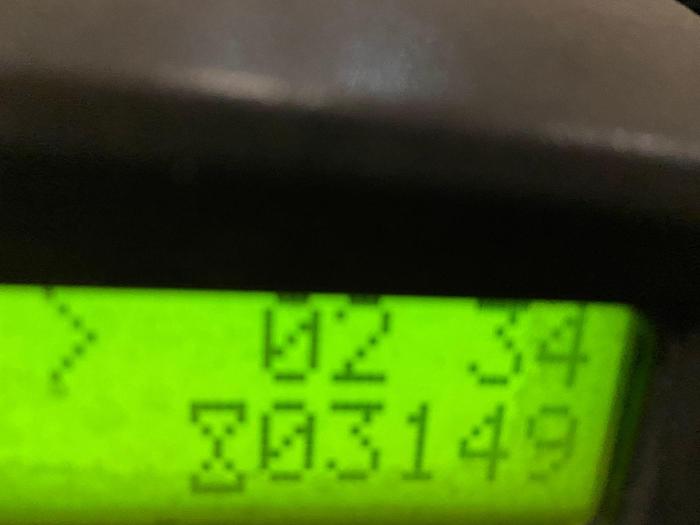 Used 8,000 POUND HYSTER MODEL S80FT W/ SIDE SHIFT 3,000 HOURS MFG. 2014