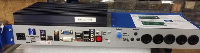 BS tableau PC industriel 1 et écran tactile 21,5 pouces, commande ascenseur, info tain