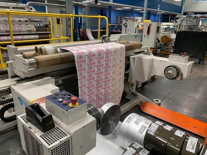Used 65" (1650mm) ASHE SAPPHIRE S2 CANTILEVERED DUPLEX SLITTER REWINDER