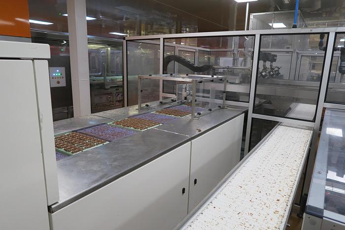 Used Aasted Frozen Cone Chocolate Moulding Line