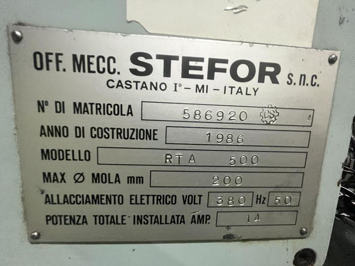 Usato STEFOR RTA 500