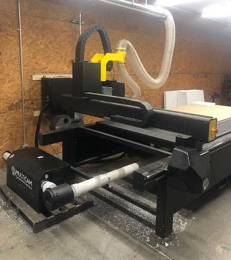 Used MULTICAM APEX-1R, 5 FT x 10 FT SINGLE-TABLE 3-AXIS CNC ROUTER