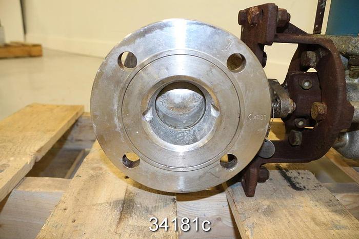 Used Neles Jamesbury 3" Control Ball Valve #34181