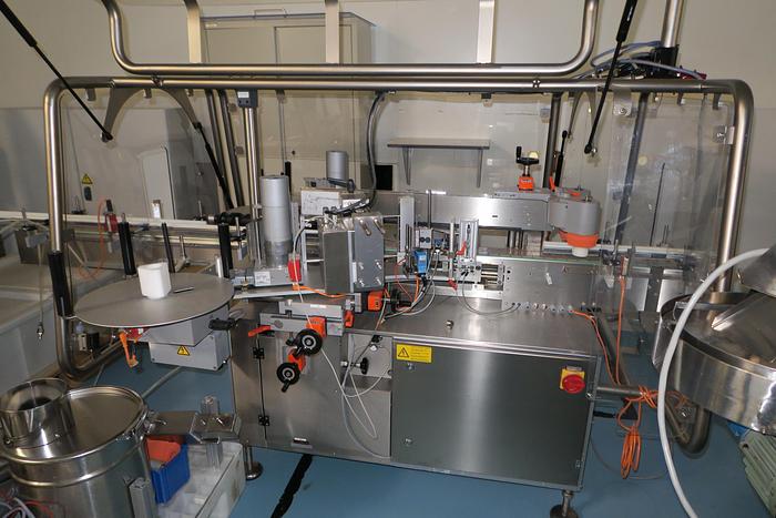Used Herma Bottle Labeller
