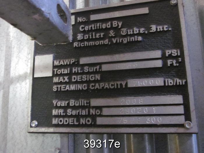 Used English Boiler 75 Ds 300 Boiler #39317