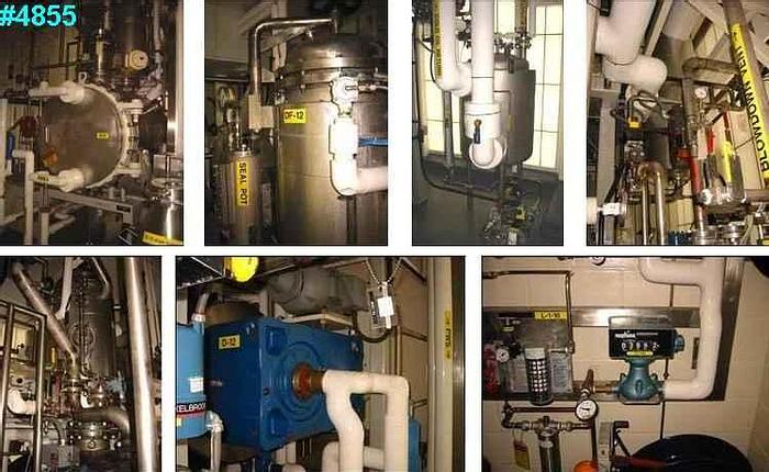 Used 35 CU. FT. 3V COGEIM STERIDRYES ROTARY VACUUM DRYER SYSTEM HASTELLOY C-22 JACKETED -87 PSI XP