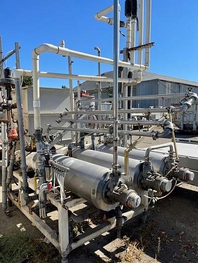 Used Votator 3- Barrel Scrape Surface Heat Exchanger