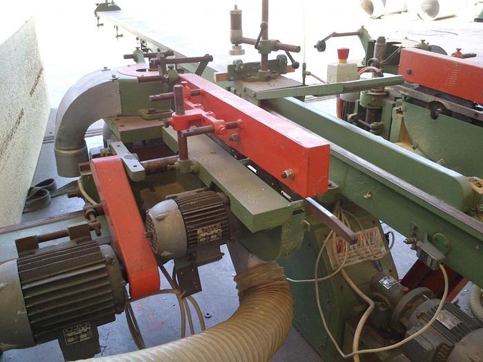 Used DOUBLE TENONING MACHINE WITH AUTOMATIC TROLLEY