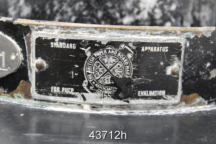 Used United Technologies 6" Diameter Hand Sheet Mold #43712