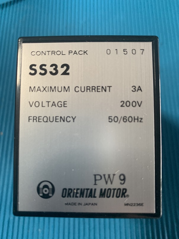 Used oriental motor speed control pack ss32
