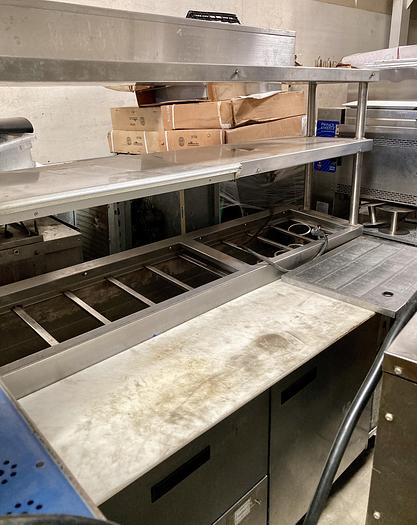 Used 6 ft Stainless Steel Table with side guards