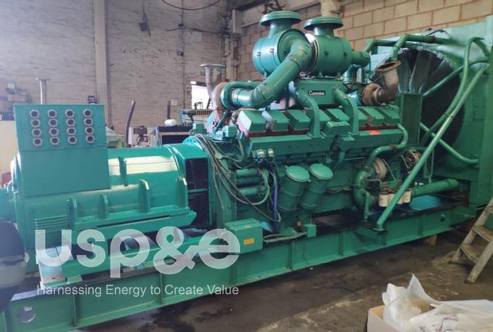 Used 0.80 MW Used Cummins KTA-50-G Diesel Generator Sets