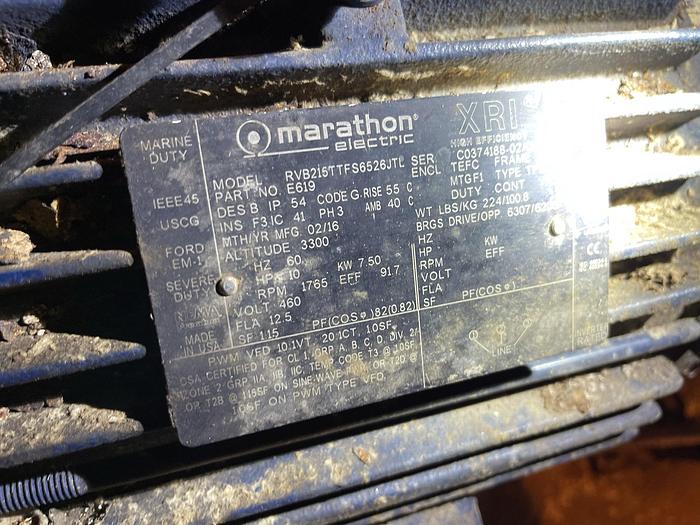 Used GOULDS 2X3-8 316 S/S PUMP AND DRIVE 10HP