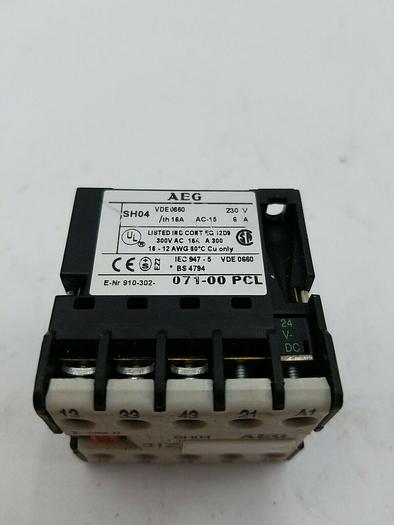 Used AEG Relay SH04 071-00 PCL