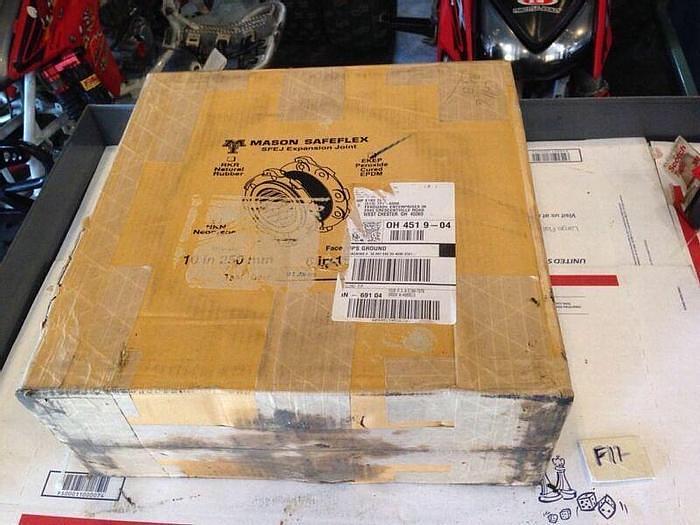 New Mason Safeflex 10" Peroxide Cured EPDM Expansion Joint , 6" Face Warranty!