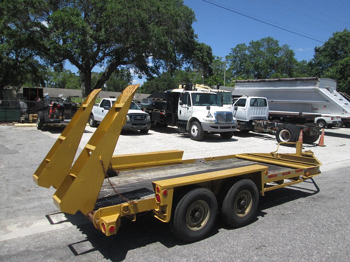 Used 2002 Belshe 7'x16' Equipment Trailer
