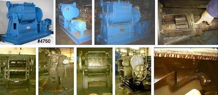 Used 100 GALLON BAKER PERKINS DOUBLE ARM MIXERS – C/S – JACKETED – TILT – (18)