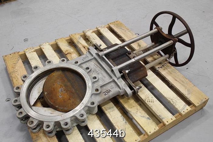 Used True Line 16" V-Port Hand Operated Knife Valve #43544