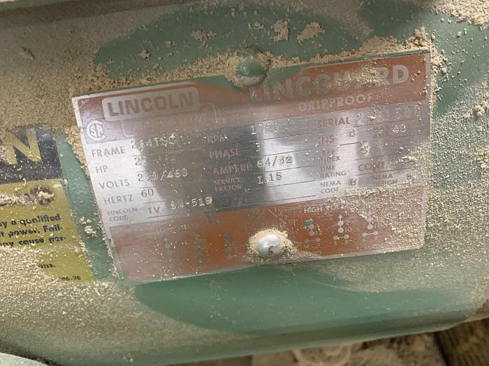 Used SULLAIR 25HP LIQUID RING VACUUM PUMP