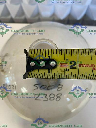 Used Lot of 2 - Laboratory Glassware 10 Liter 3-Neck Round-Bottom Boiling Flask