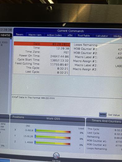 Used 2019 HAAS VF-6SS CNC Vertical Machining Center