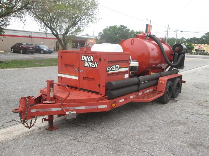 Used 2007 Ditch Witch FX30 Portable Vacuum Trailer