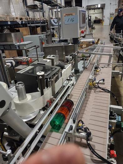 Used Used LSI Pressure Sensitive 2 Panel Print and Apply Labeler, Model 1400S