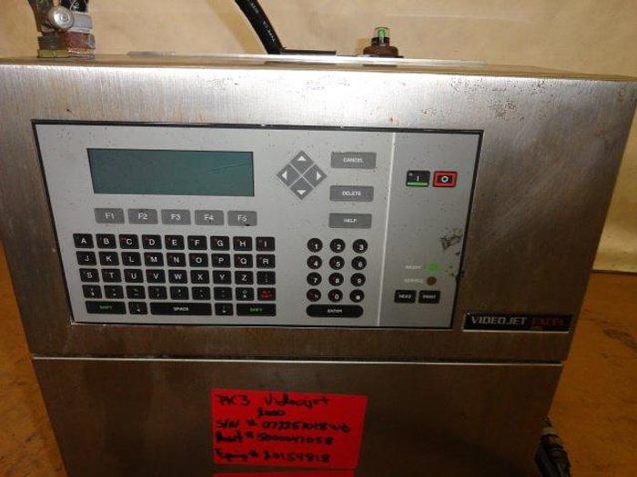 Used Videojet Ink Jet Printer; Md#Excel/2000