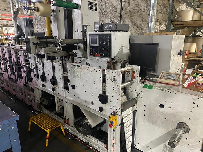 Used Mark Andy 2200-10-H 10" 8-Color