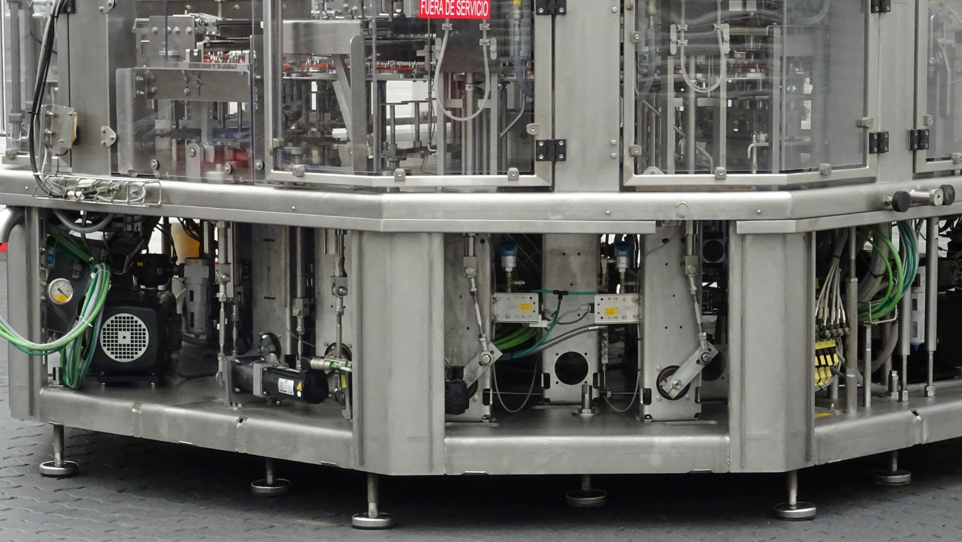 Used Aseptic cup filling, sealing and snap cap machine - Waldner Dosomat 16.6AS