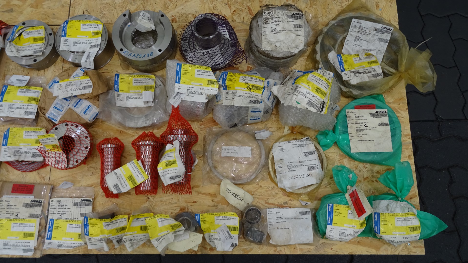 Used Big lot of Andritz Decanter Centrifuge spare parts