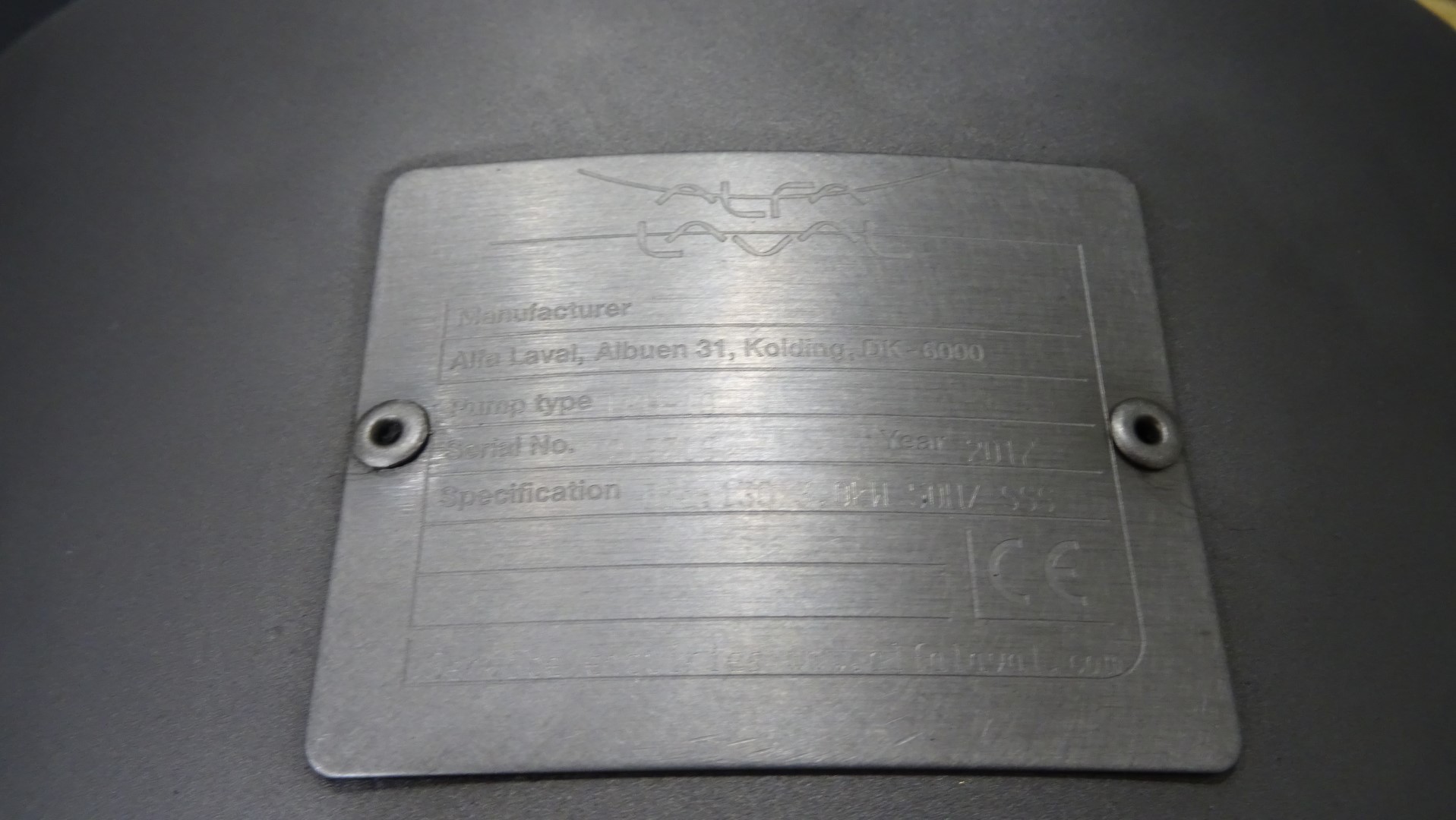 Used Sanitary Centrifugal Pump Alfa Laval LKH-10