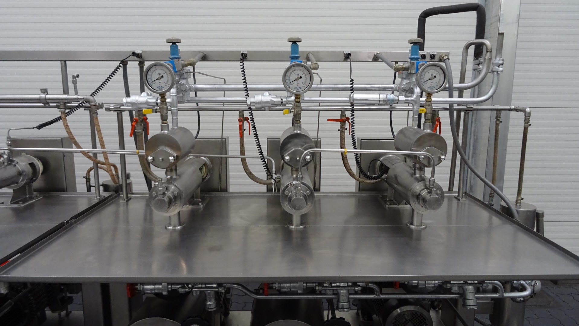 Used Margarine Pilot Plant - Gerstenberg & Agger HP Pump + Perfector 3x57 + Pin rotor + Inverter and Cooling Unit R22