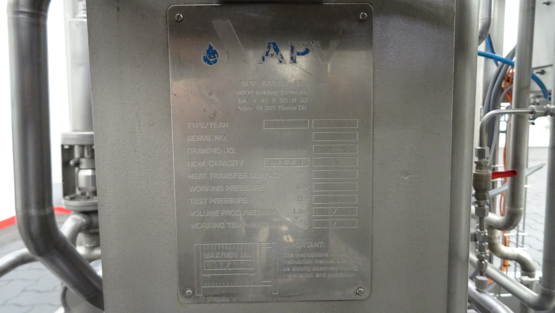 Used UHT Pilot plant with aseptic homogeniser and filling chamber - APV UHT pilot + Gaulin 396 MCP 4-2,5TBS