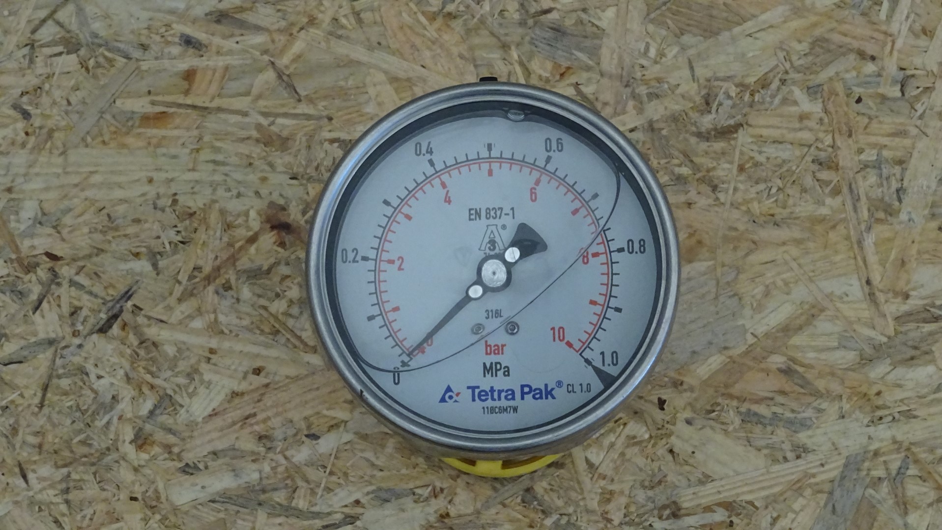 Used Unused Tetra Pak Pressure Gauge