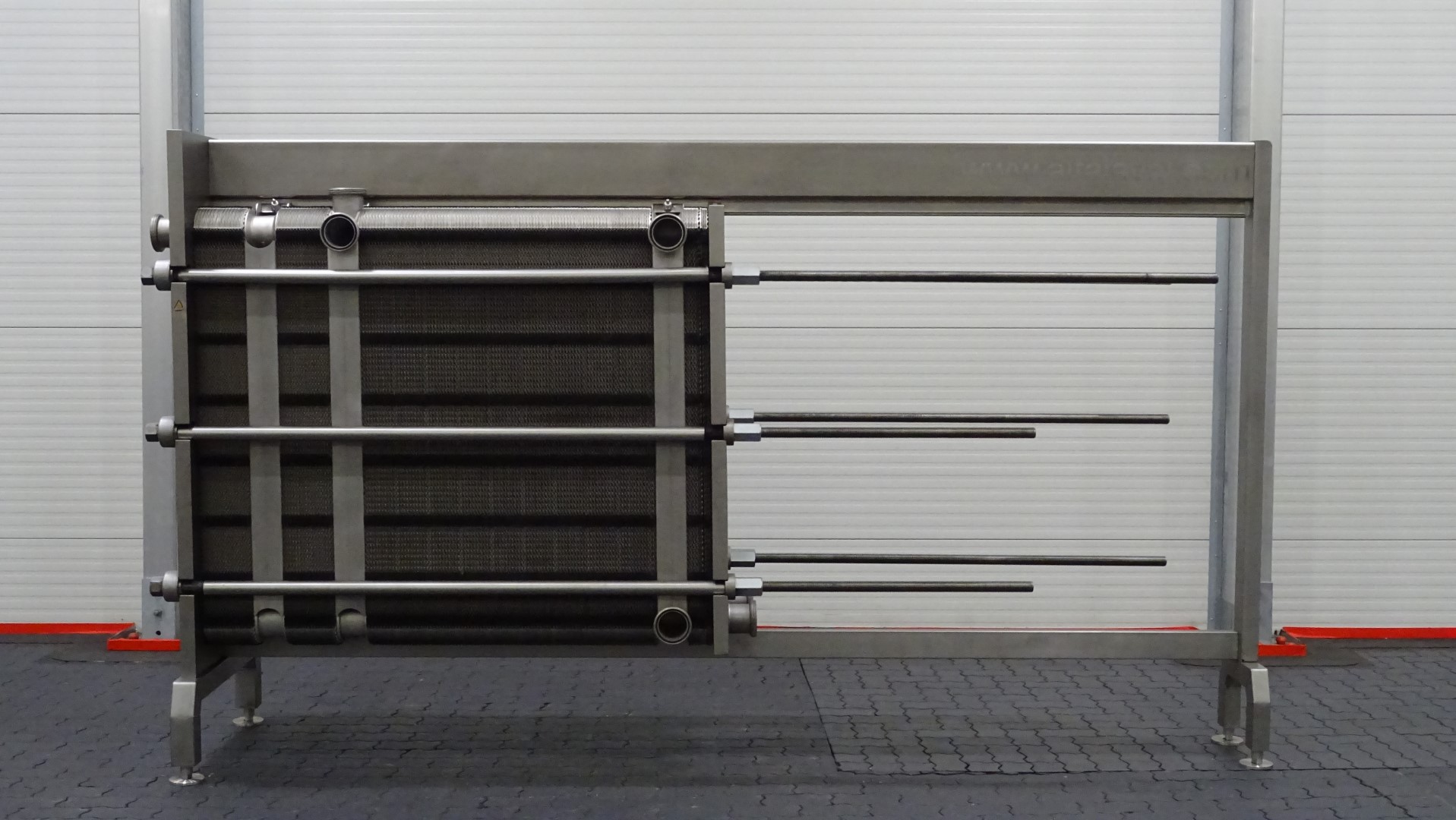 Used Milk Pasteuriser / Plate Heat Exchanger / PHE Alfa Laval Front 10-RH