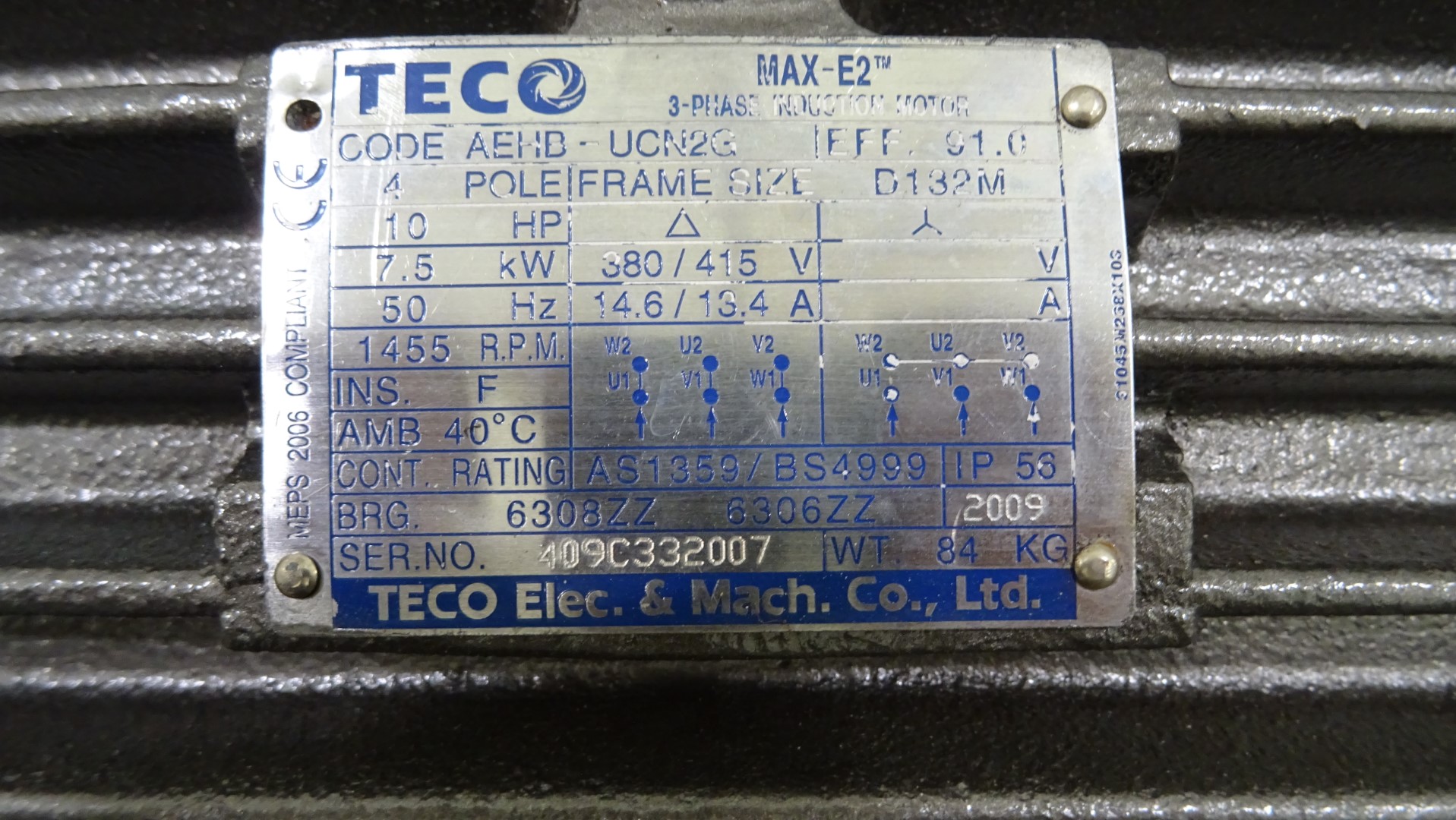 Used Sanitary Centrifugal pump - Mac Ewans CHP