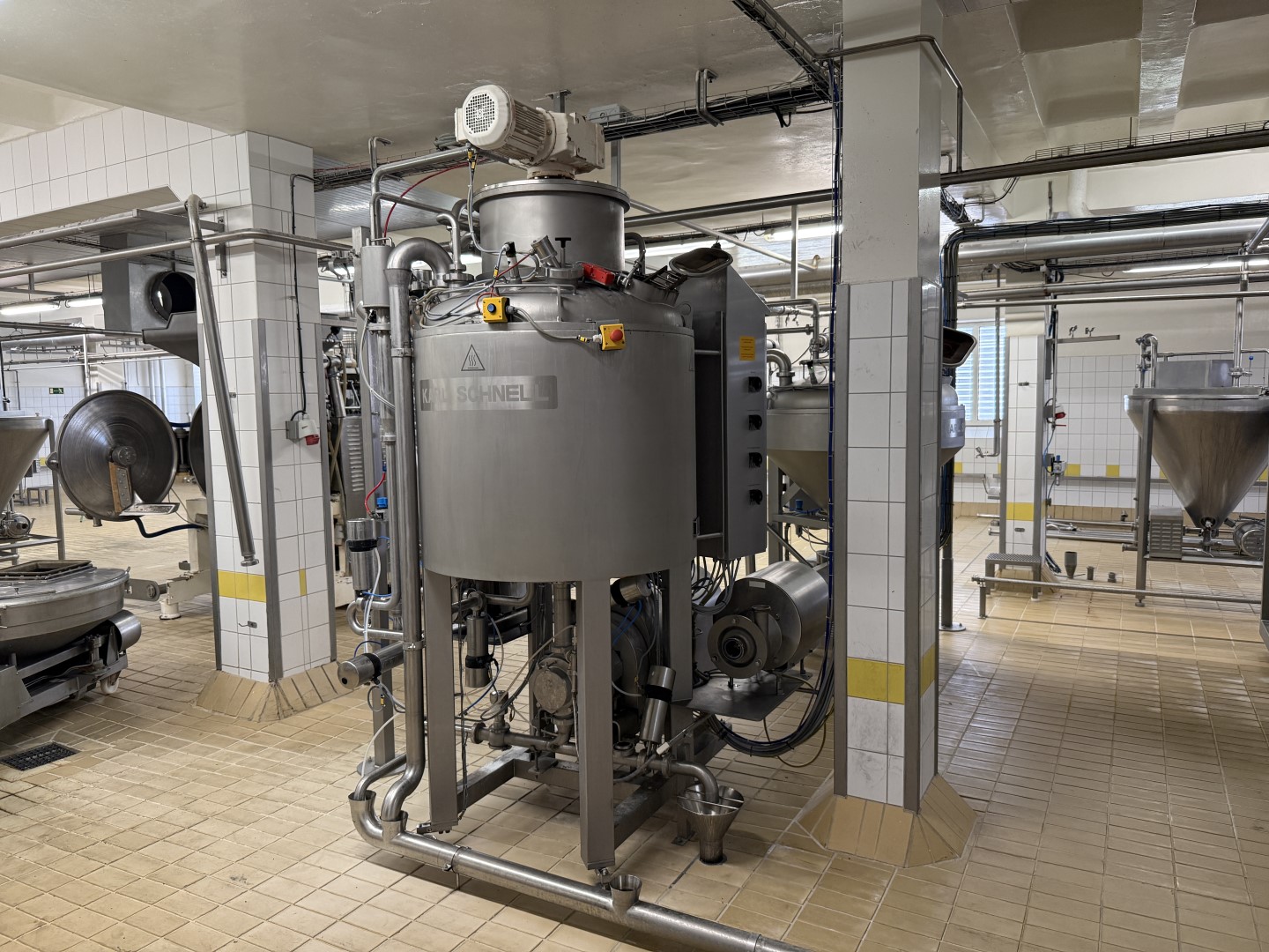 Used Complete processing line for the production of processed UHT cheese - Karl Schnell - 200 up to 750 kg per hour