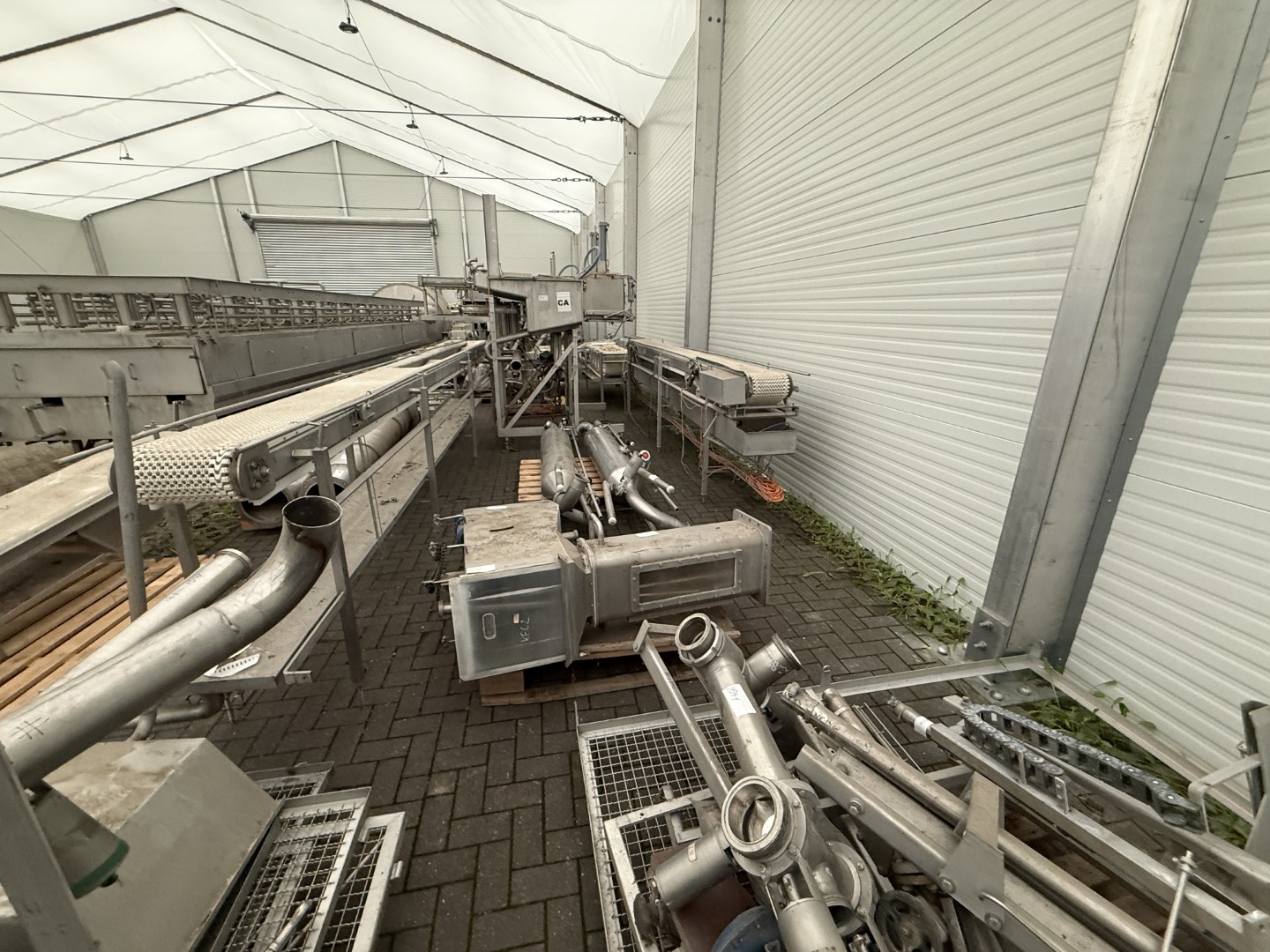 Used Gouda Euroblock Cheese Plant for 100.000 liter of milk per day - 10.000 kg of Gouda cheese per day